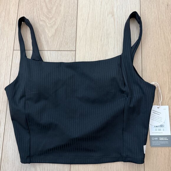 Vuori - Large Inversion Rib Support Tank Black - Picture 2 of 4